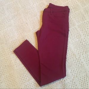Kut from the Kloth Comfy Burgundy Pants